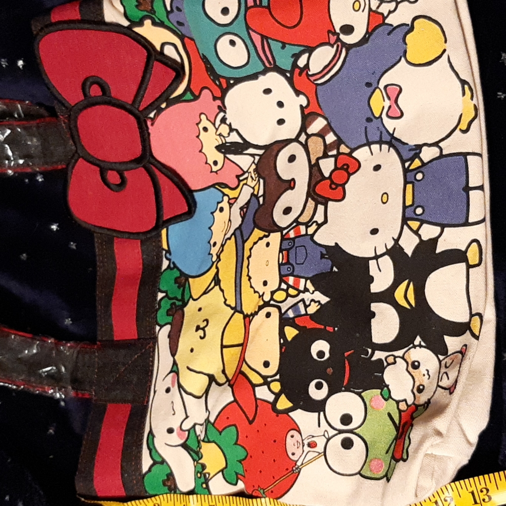 Vintage Loungefly Sanrio multi character tote